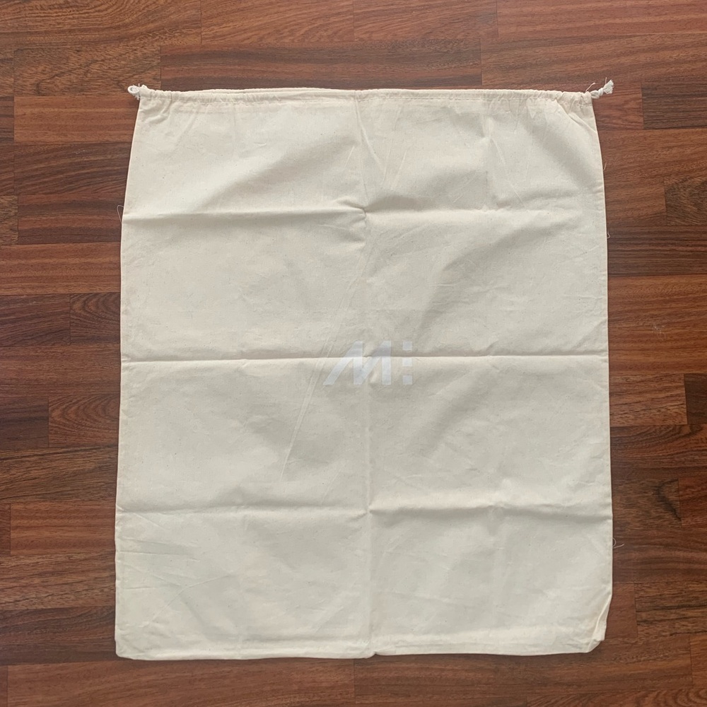 Large Duster Bag 24.5”x28” Cream Color New Drawstring Closure Laundry